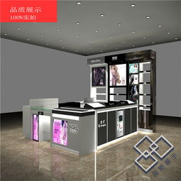 广州品质展柜 专业呈现彩妆魅力的化妆品展柜图片赏析